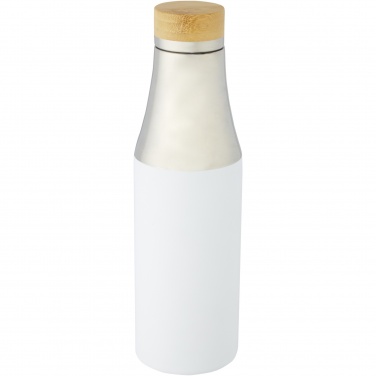Logotrade Werbegeschenke das Foto: Hulan 540 ml Kupfer-Vakuum Isolierflasche mit Bambusdeckel