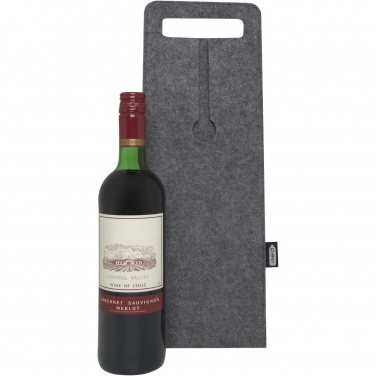 Logotrade Werbeartikel das Foto: Felta 75cl Weinbeutel aus GRS recyceltem Filz