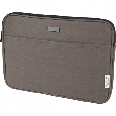 Logotrade Werbeartikel das Foto: Joey 14" Laptophülle aus GRS recyceltem Canvas 2 L