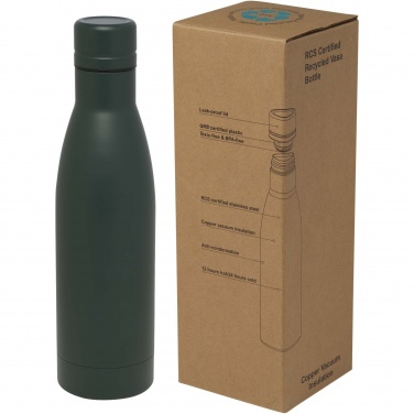 Logotrade Werbeartikel das Foto: Vasa RCS-zertifizierte Kupfer-Vakuum Isolierflasche aus recyceltem Edelstahl, 500 ml