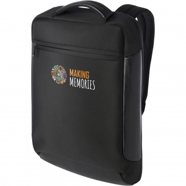Logotrade Geschäftsgeschenke das Foto: Expedition Pro 15,6" kompakter Laptop-Rucksack GRS Recyclingmaterial 12 L