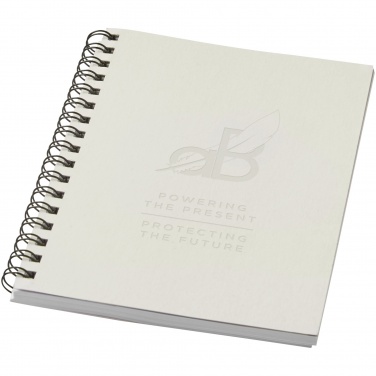 Logotrade Werbegeschenke das Foto: Desk-Mate® A6 farbiges Notizbuch mit Spiralbindung