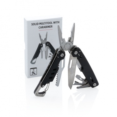 Logotrade werbemittel das Foto: Solid Multitool mit Karabiner