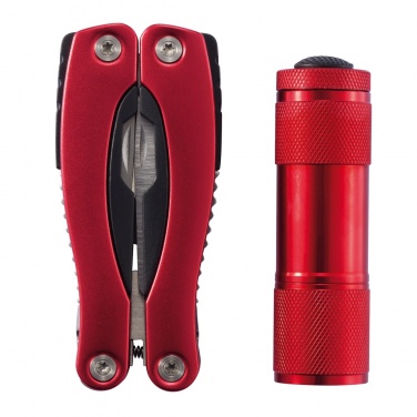 Logotrade Logogeschenke das Foto: Multitool und Taschenlampen Set