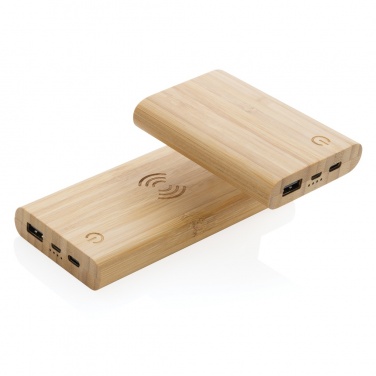 Logotrade werbemittel das Foto: 5.000mAh Bambus-Powerbank