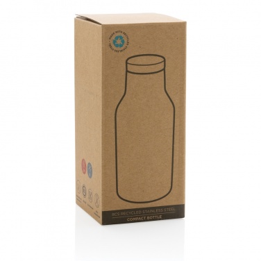 Logotrade Werbegeschenke das Foto: RCS recycelte Stainless Steel Kompakt-Flasche