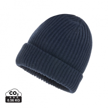 Logotrade Firmengeschenke das Foto: Impact AWARE™ Polylana® doppelt gestrickte Mütze