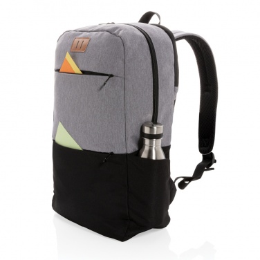 Logotrade Logogeschenke das Foto: Moderner 15.6" USB & RFID Laptop-Rucksack, PVC-frei