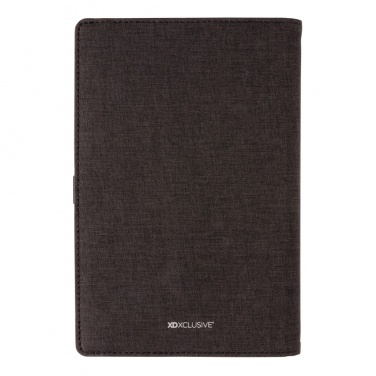 Logotrade Firmengeschenke das Foto: Air 5W Wireless Charging nachfüllbares Journal-Cover A5