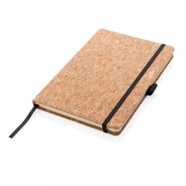 Logotrade Logogeschenke das Foto: Kork Hardcover Notizbuch A5