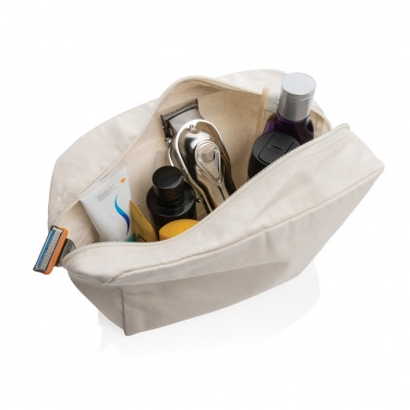 Logotrade Werbegeschenke das Foto: Impact Aware™ 285g/m² Kosmetiktasche aus ungefärbtem Canvas