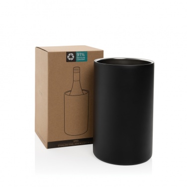 Logotrade Logogeschenke das Foto: Vino Weinkühler aus RCS-zertifiziert recyc. Stainless-Steel