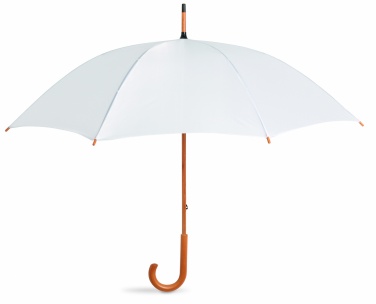 Logotrade Firmengeschenke das Foto: Regenschirm mit Holzgriff