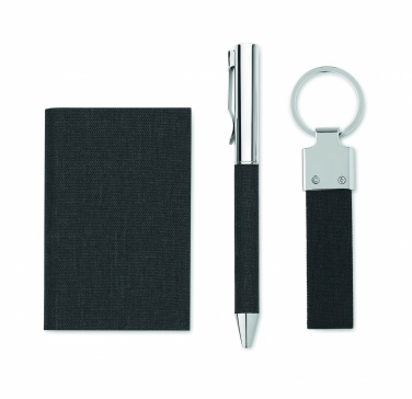 Logotrade Firmengeschenke das Foto: 3-teiliges Geschenkset in einer Geschenkbox mit individuell anpassbarem Druck