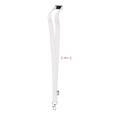 Logotrade Werbegeschenke das Foto: Lanyard RPET 20mm