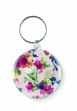 Logotrade Firmengeschenke das Foto: Badge Schlüsselanhänger klein Tukums