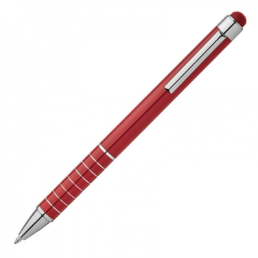 Logotrade Geschäftsgeschenke das Foto: Metallkugelschreiber mit Touchpen LUEBO