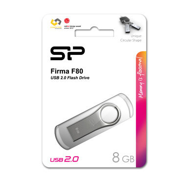 Logotrade Werbegeschenke das Foto: USB-Stick Silizium Power F80 2.0