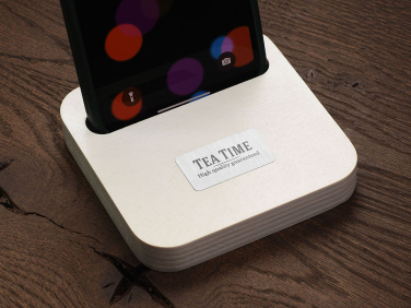 Logotrade Werbegeschenke das Foto: Telefonständer aus Holz 1848121