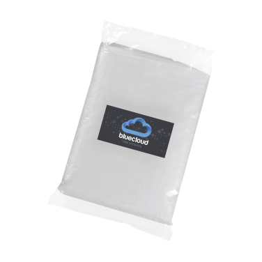 Logotrade Firmengeschenke das Foto: Klarer Poncho/Regenmantel