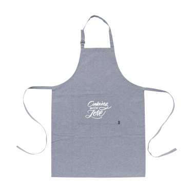 Logotrade Werbegeschenke das Foto: Cocina GRS Schürze aus recycelter Baumwolle (160 g/m²)