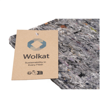 Logotrade werbemittel das Foto: Wolkat Tangier Mauspad aus recyceltem Textil