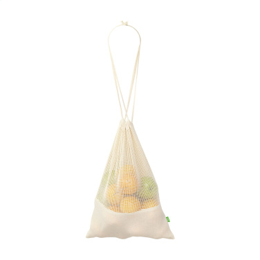 Logotrade Firmengeschenke das Foto: Natura Organic GOTS Mesh Bag (120 g/m²) Obstbeutel