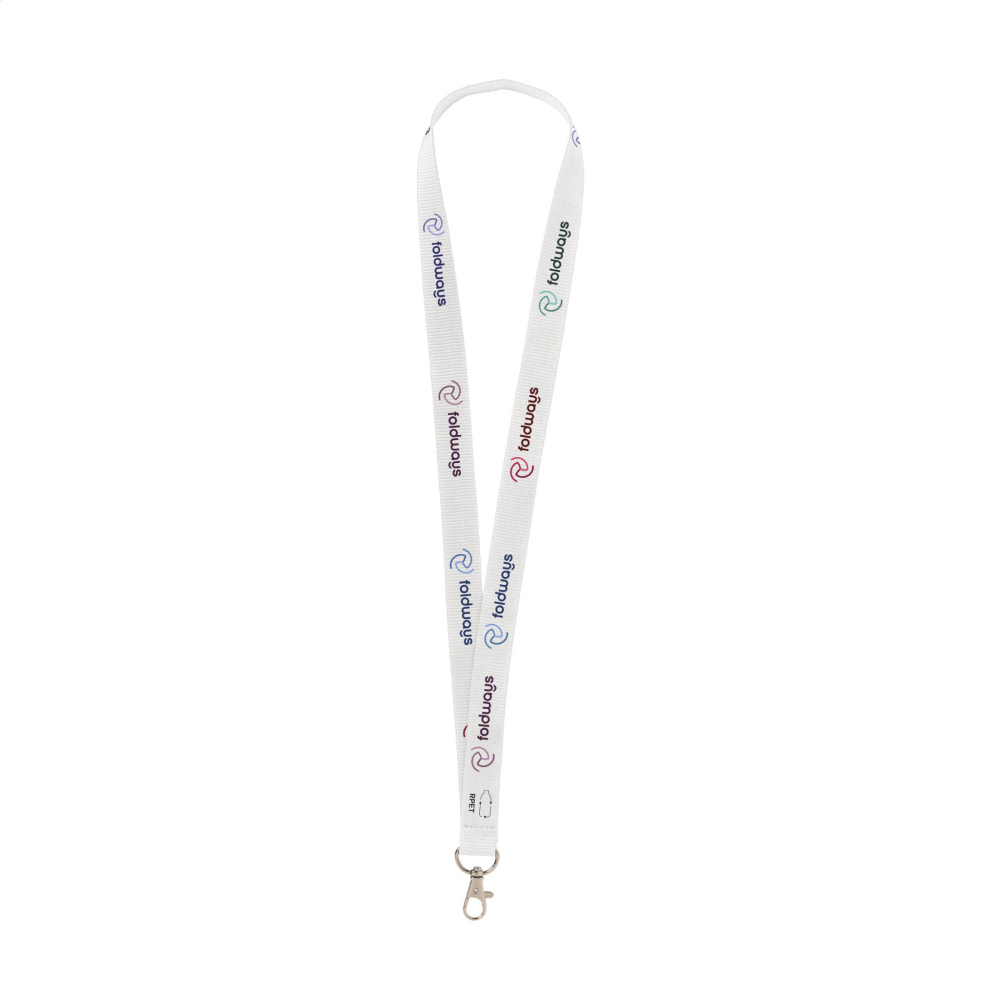 Logotrade Werbegeschenke das Foto: Lanyard Sublimation RPET 2 cm Schlüsselband