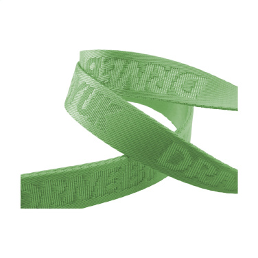 Logotrade Geschäftsgeschenke das Foto: Lanyard Deep Woven 25 mm Schlüsselband