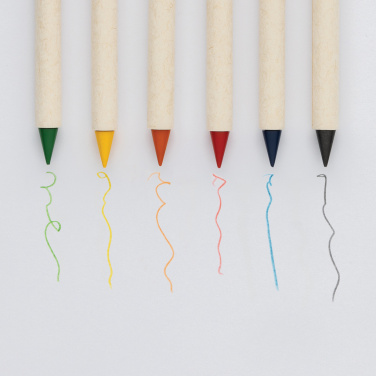 Logotrade Geschäftsgeschenke das Foto: Micki GRS Infinity 6-teiliges Buntstift-Set