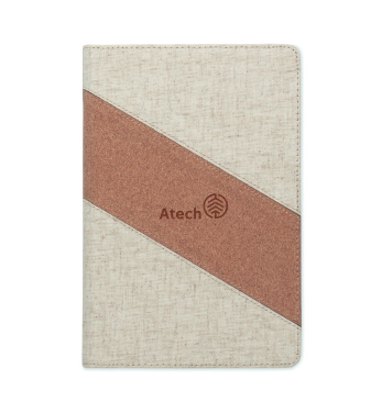 Logotrade Logogeschenke das Foto: A5-Notizbuch mit 15W-Ladegerät