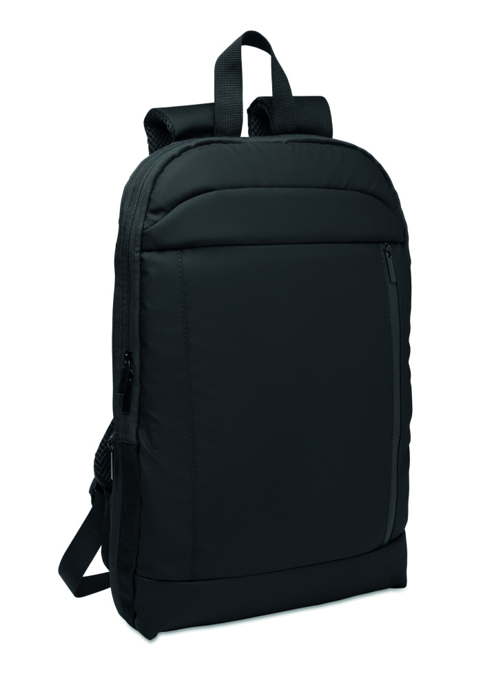 Logotrade werbemittel das Foto: 16" Rucksack 600D RPET