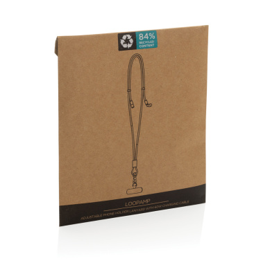 Logotrade werbemittel das Foto: LoopAmp verstellbares 60W Telefonkabel aus RCS rPET