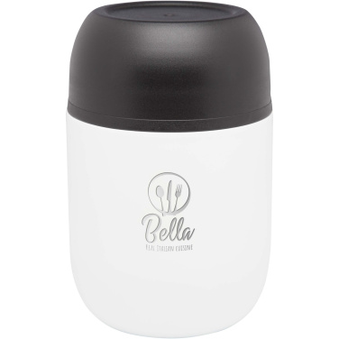 Logotrade Werbegeschenke das Foto: Supo 480 ml doppelwandiger Lunchpot aus recyceltem Edelstahl