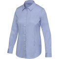 Citrine Twill Bluse, Hellblau