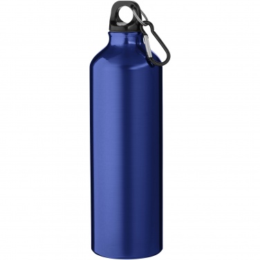 Logo trade promotional item photo of: Oregon 770 ml aluminium water bottle with carabiner