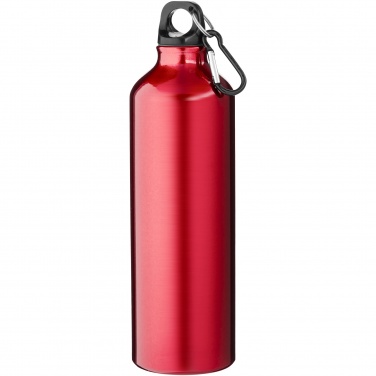 Logotrade promotional giveaway image of: Oregon 770 ml aluminium water bottle with carabiner