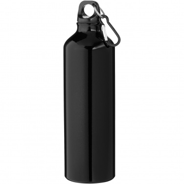 Logo trade advertising products image of: Oregon 770 ml aluminium water bottle with carabiner