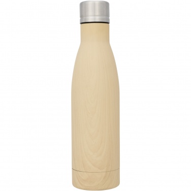 Logo trade promotional item photo of: Vasa 500 ml wood-look copper vacuum insulated bottle