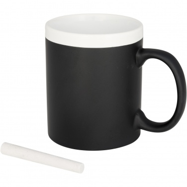 Logo trade advertising product photo of: Chalk-write 330 ml ceramic mug