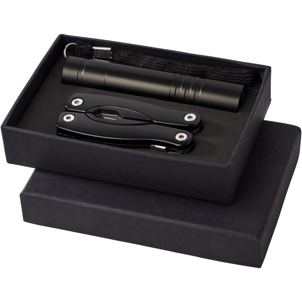 Logotrade advertising product image of: Scout multi-function knife and LED flashlight set