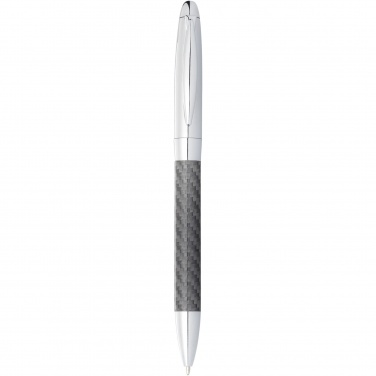 Logotrade promotional item picture of: Winona ballpoint pen with carbon fibre details