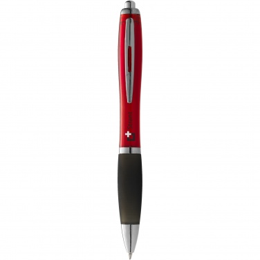 Logotrade business gifts photo of: Nash ballpoint pen coloured barrel and black grip