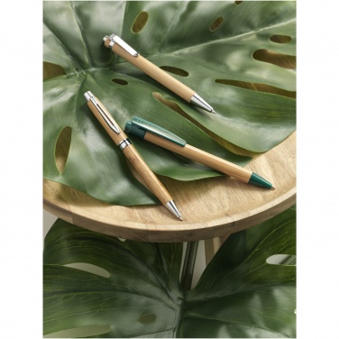Logo trade promotional giveaways image of: Celuk bamboo ballpoint pen