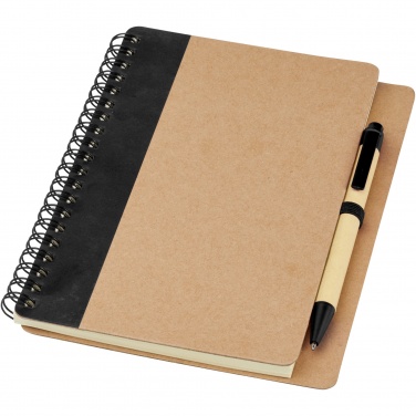 Logotrade promotional products photo of: Priestly recycled notebook with pen