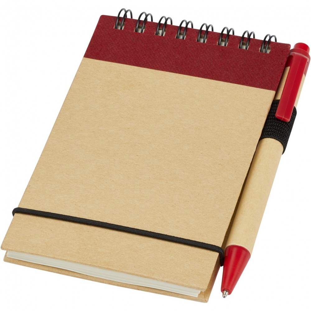 Logotrade promotional product image of: Zuse A7 recycled jotter notepad with pen