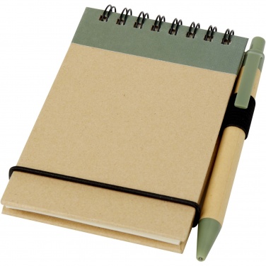 Logotrade promotional merchandise image of: Zuse A7 recycled jotter notepad with pen