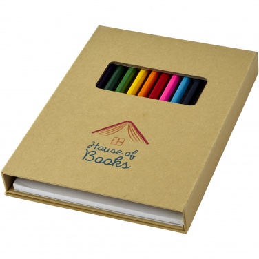 Logotrade promotional merchandise picture of: Pablo colouring set with drawing paper