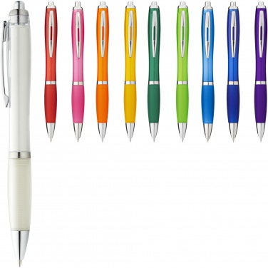 Logotrade advertising product picture of: Nash ballpoint pen coloured barrel and grip