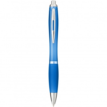 Logo trade business gift photo of: Nash ballpoint pen coloured barrel and grip